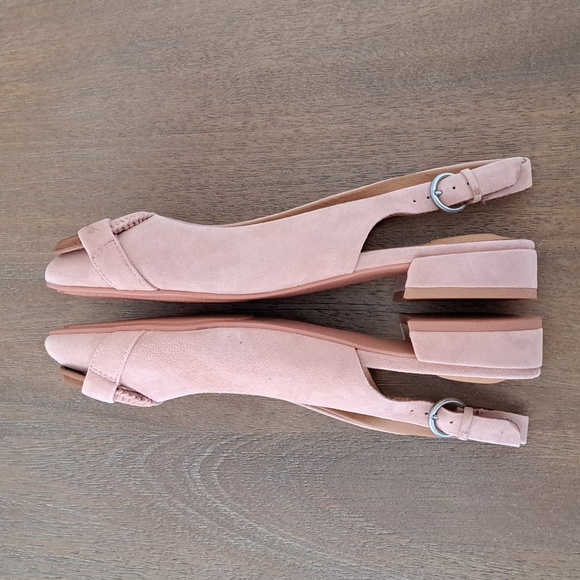 Gentle Souls by Kenneth Cole Athena Slip On Slingback Flats - Blush - Size: 8.5 - Picture 7 of 9